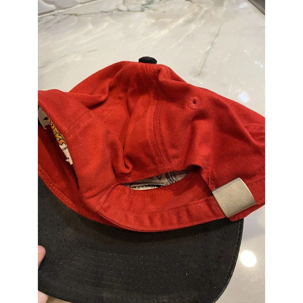 Vintage Goofy's Hat Co Mickey Mouse Adjustable Hat Letter Red Disney Rare